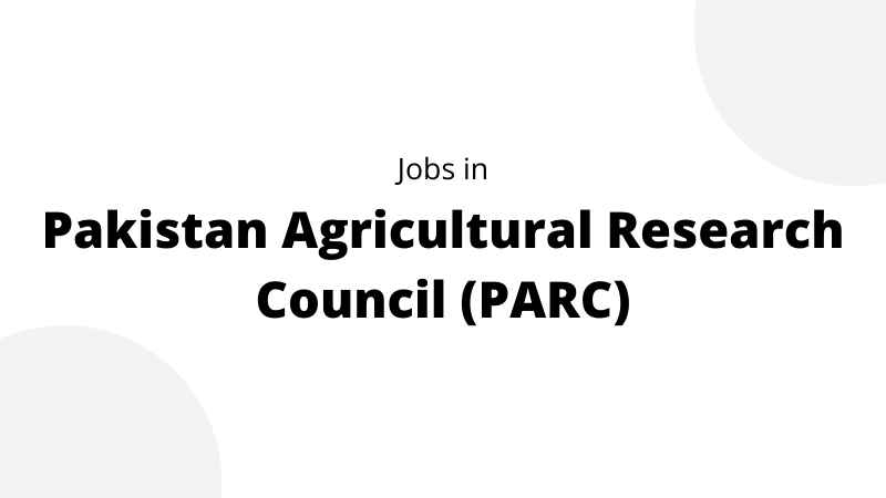 Pakistan Agricultural Research Council (PARC)